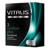 Контурные презервативы VITALIS PREMIUM comfort plus - 3 шт. - Vitalis - купить с доставкой в Кисловодске