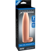 Телесная насадка Real Feel Enhancer XL - 17 см. - Pipedream - в Кисловодске купить с доставкой
