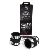 Серо-черные наручники Totally His - Fifty Shades of Grey - купить с доставкой в Кисловодске