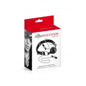 Жесткий шар-кляп с зажимами для сосков - Fetish Tentation - купить с доставкой в Кисловодске