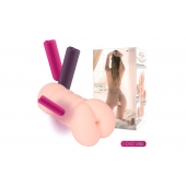 Телесный вибромастурбатор-анус Tong-ggo Auto - KOKOS - в Кисловодске купить с доставкой