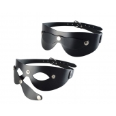 Черная кожаная маска  Новичок - Sitabella - купить с доставкой в Кисловодске