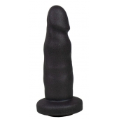 Черная реалистичная насадка-фаллоимитатор с головкой - 13 см. - LOVETOY (А-Полимер) - купить с доставкой в Кисловодске