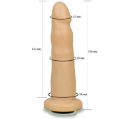 Телесная насадка Harness - 15,8 см. - LOVETOY (А-Полимер) - купить с доставкой в Кисловодске