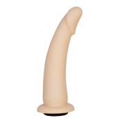 Телесная гладкая насадка-фаллоимитатор Harness - 17 см. - LOVETOY (А-Полимер) - купить с доставкой в Кисловодске