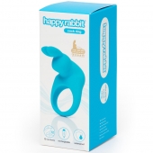 Голубое эрекционное виброкольцо Happy Rabbit Rechargeable Rabbit Cock Ring - Happy Rabbit - в Кисловодске купить с доставкой