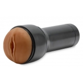 Коричневый мастурбатор-вагина Feel Stroker - Kiiroo - в Кисловодске купить с доставкой