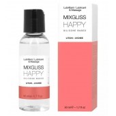 Смазка на силиконовой основе Mixgliss Happy - 50 мл. - Mixgliss - купить с доставкой в Кисловодске