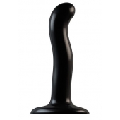 Черный фаллоимитатор-насадка Strap-On-Me P G spot Dildo size S - 16,4 см. - Strap-on-me - купить с доставкой в Кисловодске