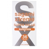 Ультратонкие презервативы Sagami Xtreme Superthin - 36 шт. - Sagami - купить с доставкой в Кисловодске
