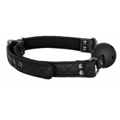 Черный кляп-шарик BALL GAG DIAMOND - Dream Toys - купить с доставкой в Кисловодске