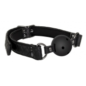 Черный кляп-шарик BALL GAG DIAMOND - Dream Toys - купить с доставкой в Кисловодске