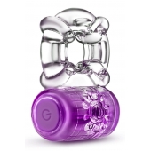Фиолетовое эрекционное виброкольцо One Night Stand Vibrating C-Ring - Blush Novelties - в Кисловодске купить с доставкой