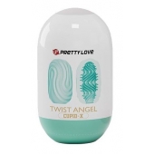 Бирюзовый мастурбатор-яйцо Twist Angel - Baile - в Кисловодске купить с доставкой