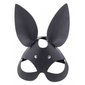 Черная гладкая маска  Зайка  с длинными ушками - Crazy Handmade - купить с доставкой в Кисловодске