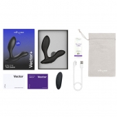 Черный анальный вибратор We-Vibe Vector+ - We-vibe - в Кисловодске купить с доставкой