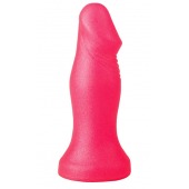 Розовый анальный фаллоимитатор с ограничительным основанием - 14 см. - LOVETOY (А-Полимер)