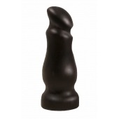 Чёрный массажёр простаты с приплюснутой головкой - 13 см. - LOVETOY (А-Полимер) - в Кисловодске купить с доставкой