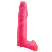 Розовая насадка-фаллос для трусиков Harness - 16,5 см. - LOVETOY (А-Полимер) - купить с доставкой в Кисловодске