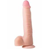 Рельефный фаллоимитатор из неоскин - 22,5 см. - LOVETOY (А-Полимер)