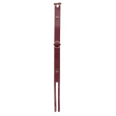 Бордовый ремень Halo Waist Belt - размер L-XL - Shots Media BV - купить с доставкой в Кисловодске
