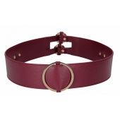 Бордовый ремень Halo Waist Belt - размер L-XL - Shots Media BV - купить с доставкой в Кисловодске