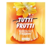 Пробник гель-смазки Tutti-frutti со вкусом ванильного пудинга - 4 гр. - Биоритм - купить с доставкой в Кисловодске
