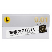 Презервативы Sagami Original 0.02 L-size увеличенного размера - 5 шт. - Sagami - купить с доставкой в Кисловодске