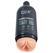Телесный мастурбатор-вагина Shower Therapy Milk Me Honey - Pipedream - в Кисловодске купить с доставкой