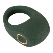 Зеленое эрекционное виброкольцо Luxurious Vibro Cock Ring - Orion - в Кисловодске купить с доставкой