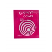 Стимулирующий интимный крем для женщин Cosmo G-spot - 2 гр. - Биоритм - купить с доставкой в Кисловодске