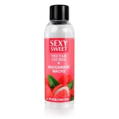 Массажное масло Sexy Sweet Nectar Lychee с феромонами и ароматом личи - 75 мл. - Биоритм - купить с доставкой в Кисловодске