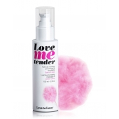 Съедобное согревающее массажное масло Love Me Tender Cotton Candy с ароматом сладкой ваты - 100 мл. - Love to Love - купить с доставкой в Кисловодске