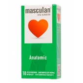 Презервативы анатомической формы Masculan Anatomic - 10 шт. - Masculan - купить с доставкой в Кисловодске