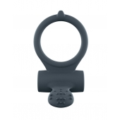 Серое перезаряжаемое эрекционное кольцо с вибрацией Power Clit - Dorcel - в Кисловодске купить с доставкой