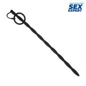 Черный стимулятор уретры Sex Expert - Sex Expert - купить с доставкой в Кисловодске