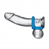 Комплект из 2 эрекционных колец-восьмерок 2-Pack Duo Cock And Ball Stamina Enhancement Ring - BlueLine - в Кисловодске купить с доставкой
