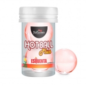 Лубрикант на масляной основе Hot Ball Plus с разогревающим эффектом (2 шарика по 3 гр.) - HotFlowers - купить с доставкой в Кисловодске