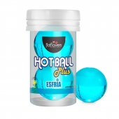 Лубрикант на масляной основе Hot Ball Plus с охлаждающим эффектом (2 шарика по 3 гр.) - HotFlowers - купить с доставкой в Кисловодске