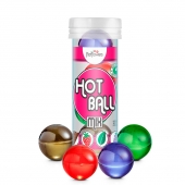 Ароматизированный лубрикант Hot Ball Mix на масляной основе (4 шарика по 3 гр.) - HotFlowers - купить с доставкой в Кисловодске