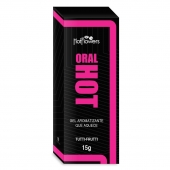 Гель для оральных ласк Oral Hot с согревающим эффектом - 15 гр. - HotFlowers - купить с доставкой в Кисловодске