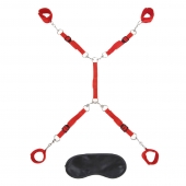 Красная фиксация на матрас Classic Bedspreader - Lux Fetish - купить с доставкой в Кисловодске