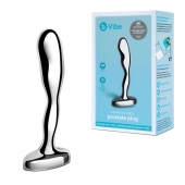 Стальной стимулятор простаты Stainless Steel Prostate Plug - 11,5 см. - b-Vibe - в Кисловодске купить с доставкой