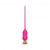 Розовый тонкий стимулятор Nipple Vibrator - 23 см. - I-MOON - купить с доставкой в Кисловодске