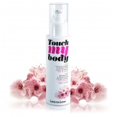 Силиконовый лубрикант 2-в-1 Touch My Body с ароматом вишнёвого цвета - 100 мл. - Love to Love - купить с доставкой в Кисловодске