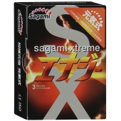 Презервативы Sagami Xtreme ENERGY с ароматом энергетика - 3 шт. - Sagami - купить с доставкой в Кисловодске