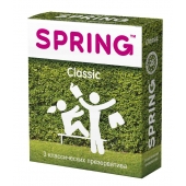 Классические презервативы SPRING CLASSIC - 3 шт. - SPRING - купить с доставкой в Кисловодске