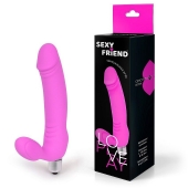 Розовый безремневой страпон Sexy Friend - 1137 - купить с доставкой в Кисловодске