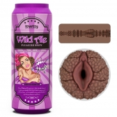 Коричневый мастурбатор-вагина Pleasure Brew Masturbator-Wild Ale в банке - Lovetoy - в Кисловодске купить с доставкой