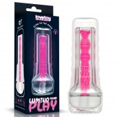 Светящийся в темноте мастурбатор 8.5 Lumino Play Masturbator - Lovetoy - в Кисловодске купить с доставкой